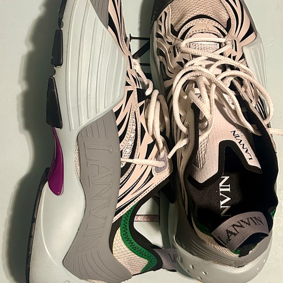 Lanvin Flash-X Sneakers Size 44 (US 11) W/ Box - Picture 2 of 8